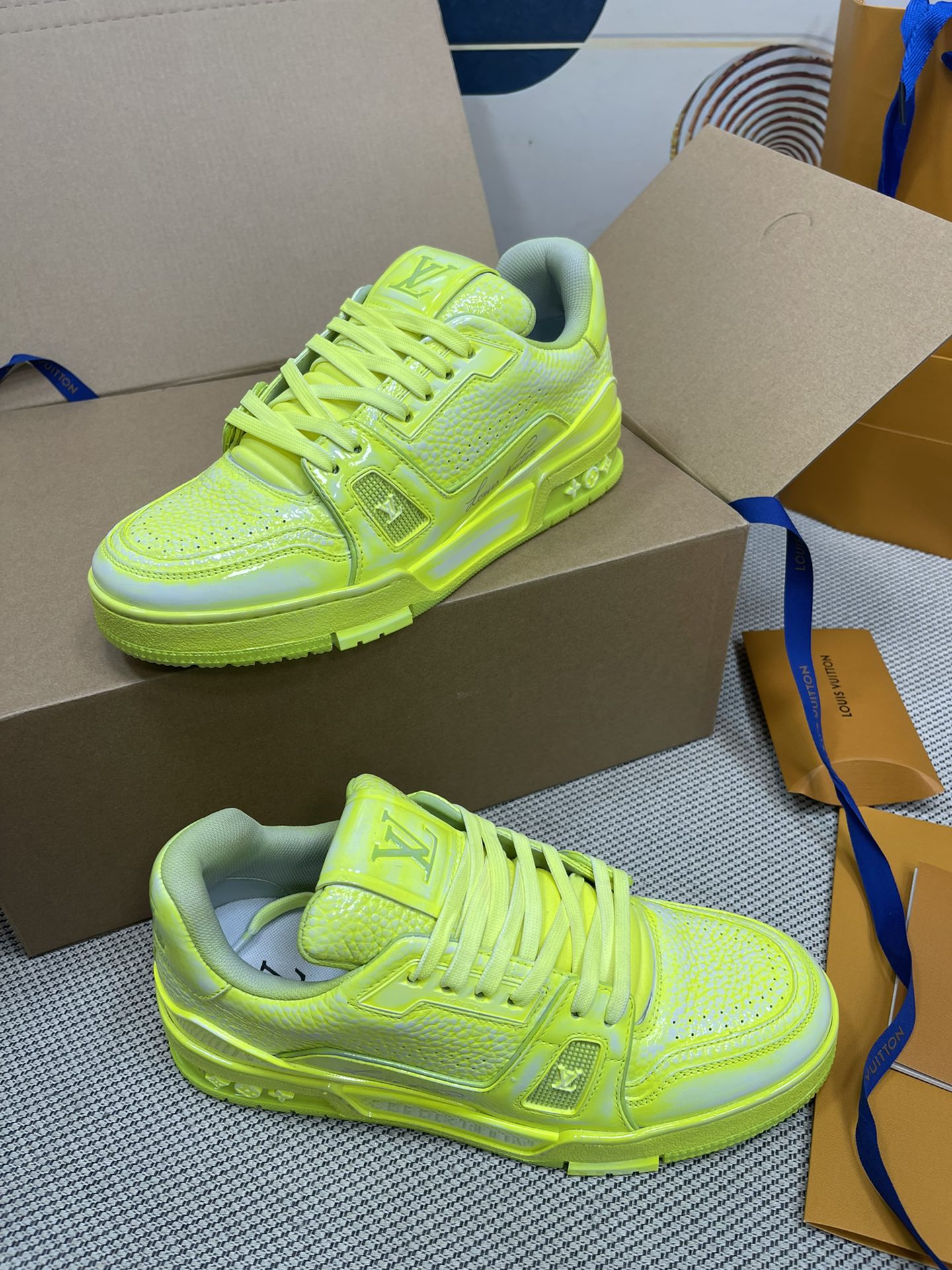 L0vis Vvtt0n Trainer Sneaker LV Green For Women