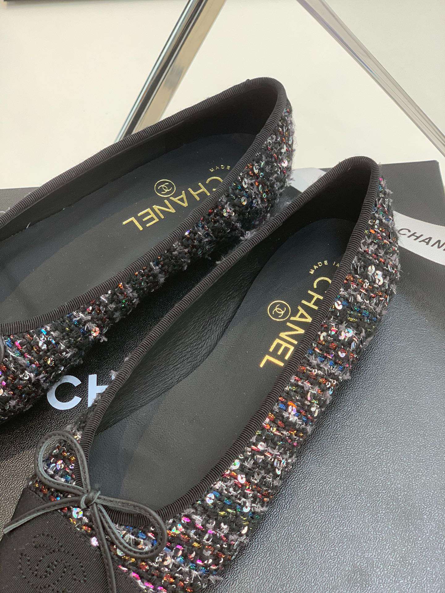 Ch**el Ballet Flats Multicolor For Women