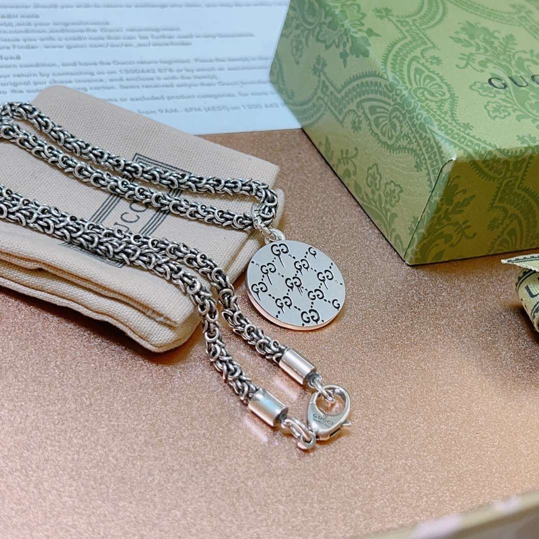 Gvc*1 Double G Necklace Silver For Women