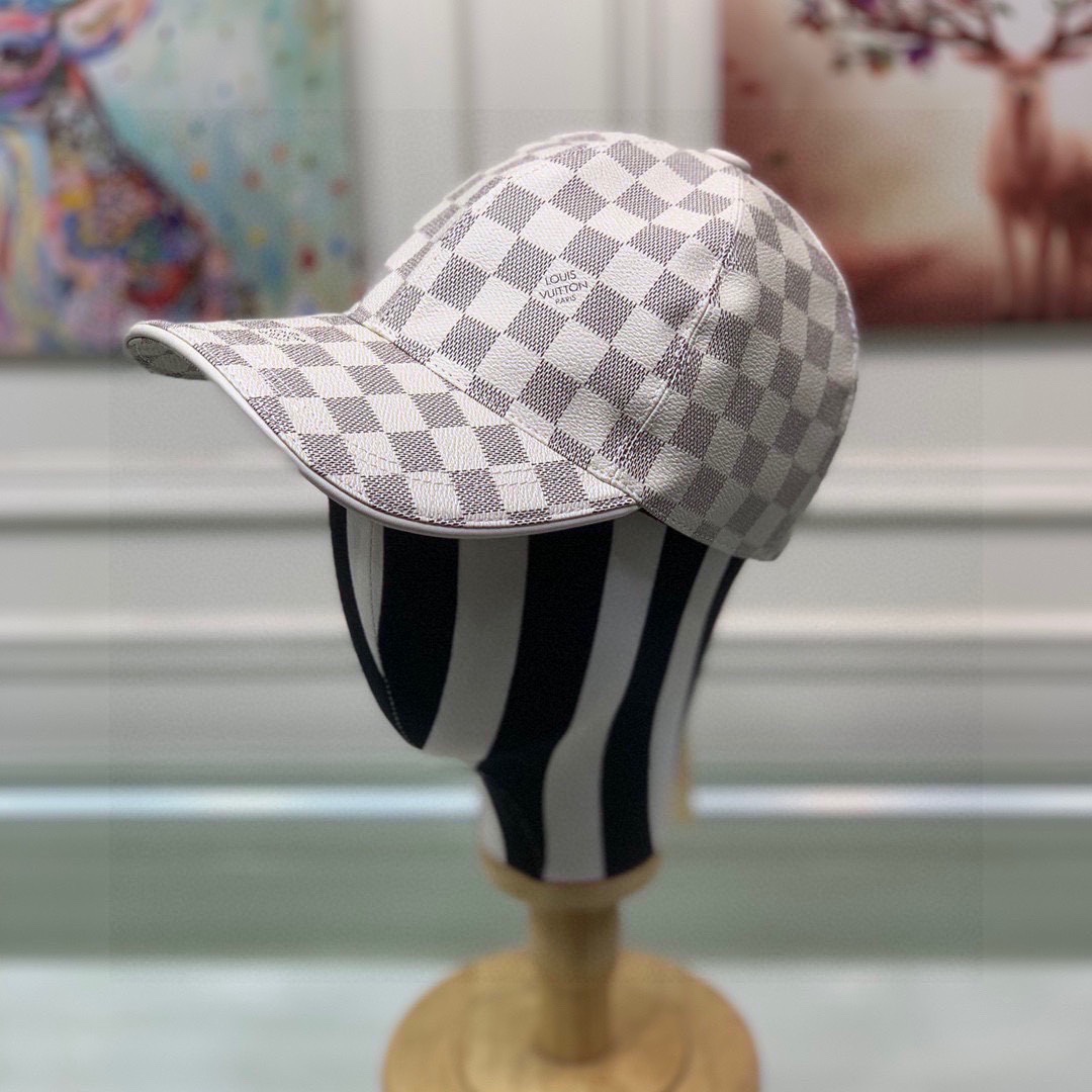 L0vis Vvtt0n Damier Azur Cap White For Men