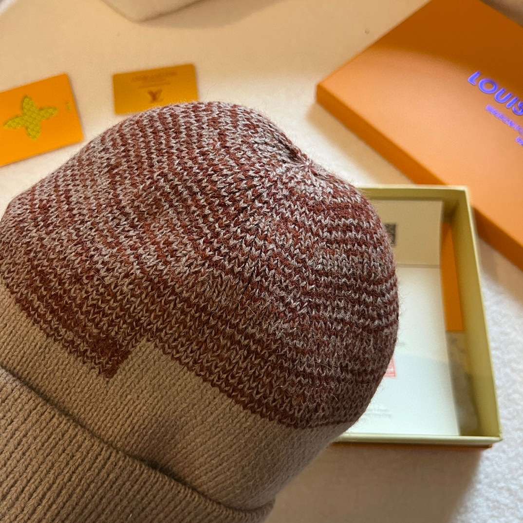 L0vis Vvtt0n Neo Petit Damier Beanie Brown For Women