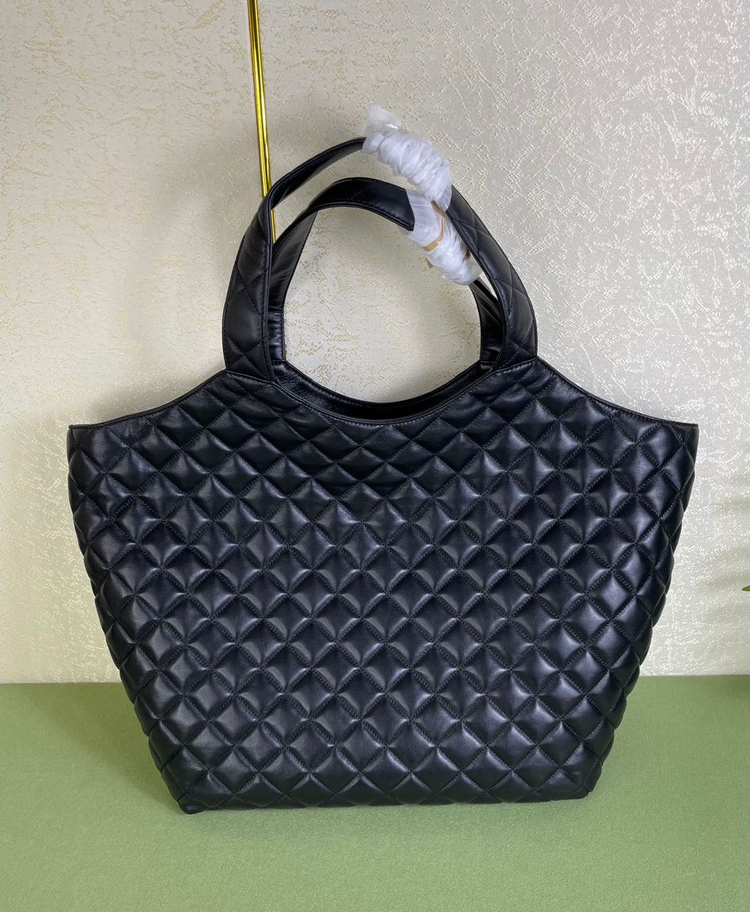 Sa1nt Lau*nt Icare Maxi Shopping Bag Black For Women 16.9in/43cm 698651AAANG1000