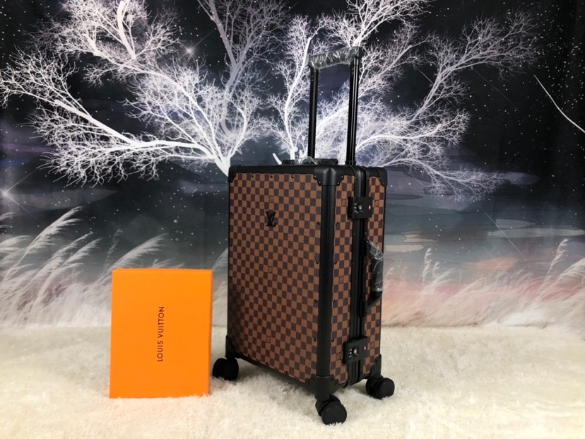 L0vis Vvtt0n Rolling Trunk Brown 55cm/21.6in