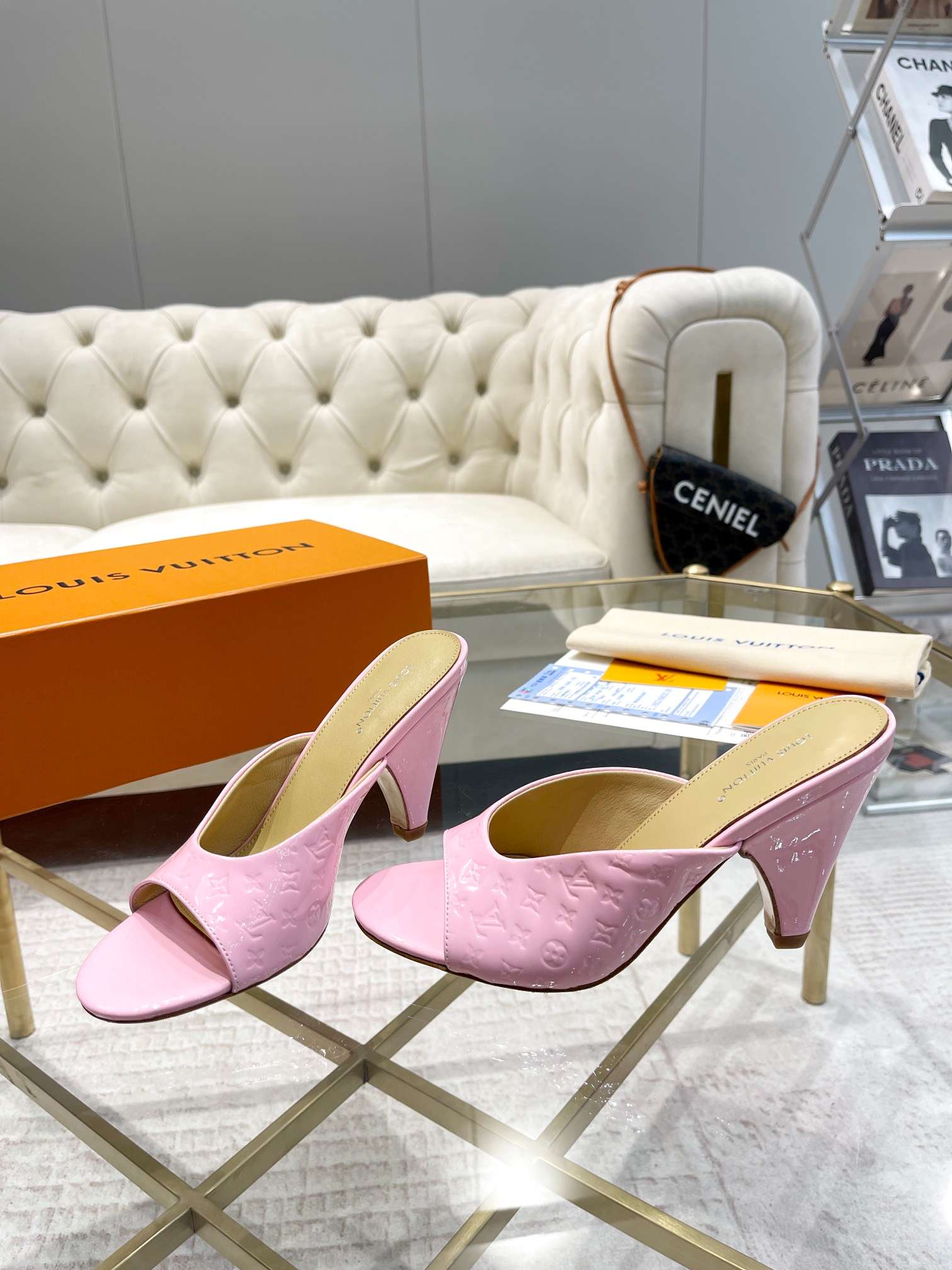 L0vis Vvtt0n S*per Mule White For Women 1ACJ51