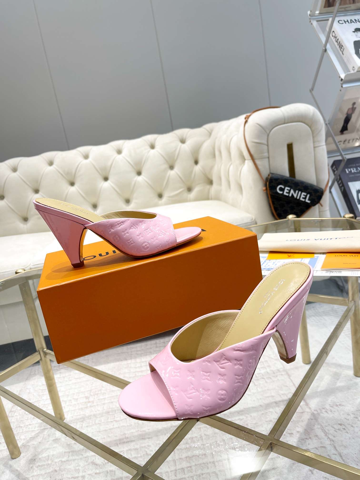 L0vis Vvtt0n S*per Mule White For Women 1ACJ51