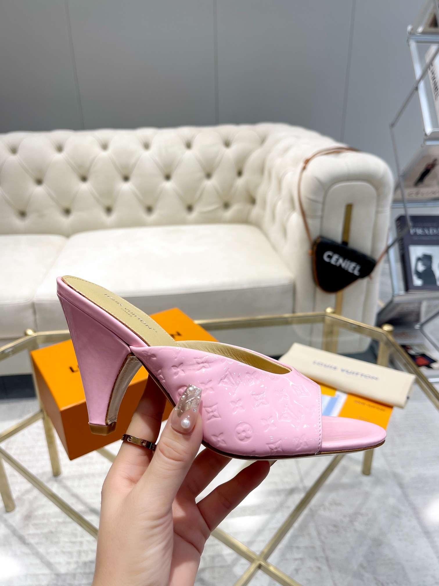 L0vis Vvtt0n S*per Mule White For Women 1ACJ51