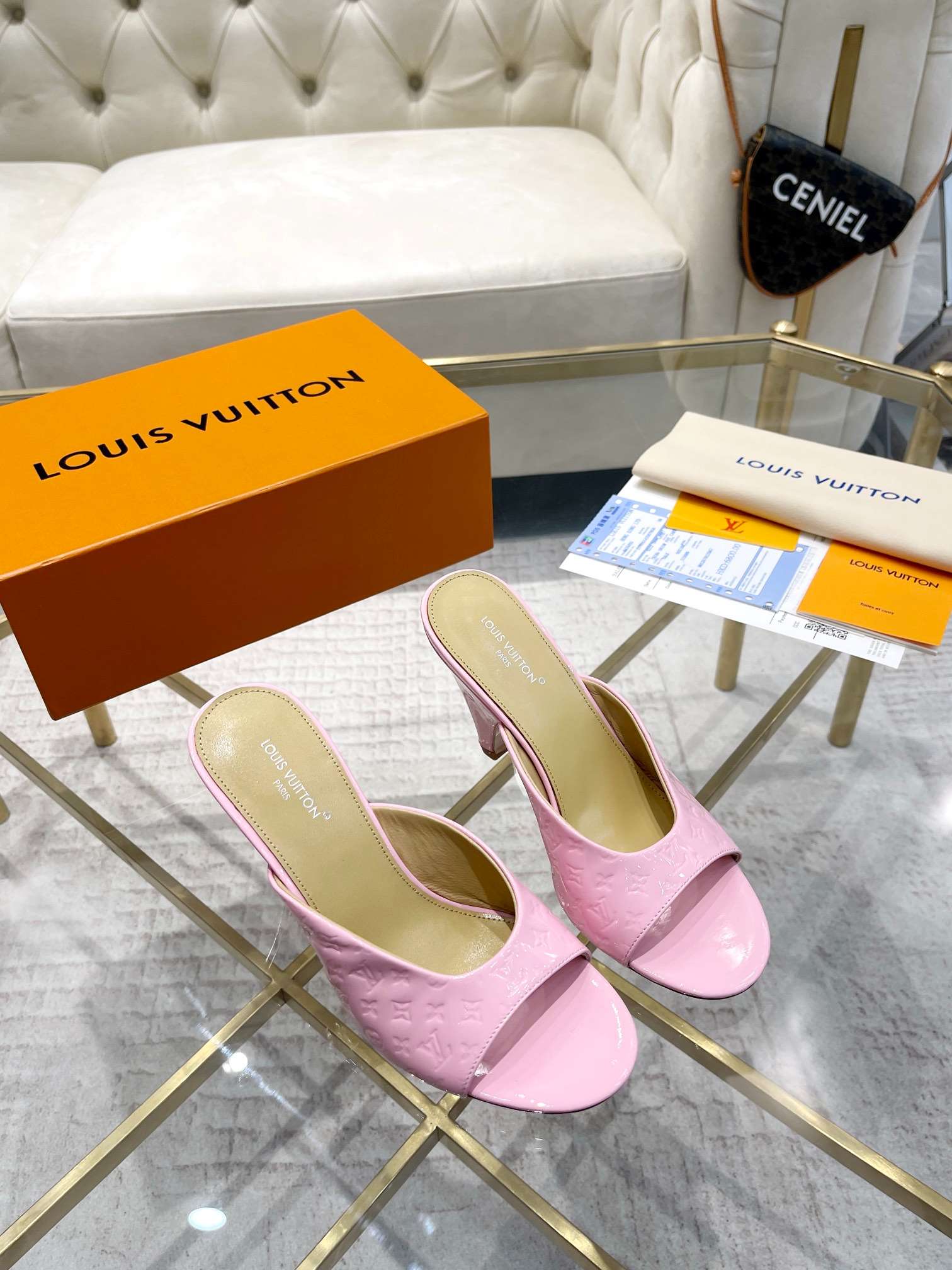 L0vis Vvtt0n S*per Mule White For Women 1ACJ51