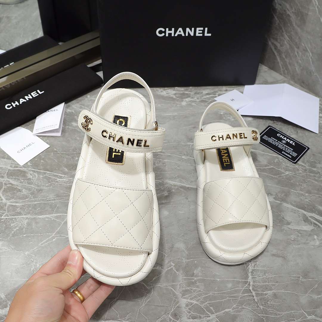 Ch**el Sandal White For Women