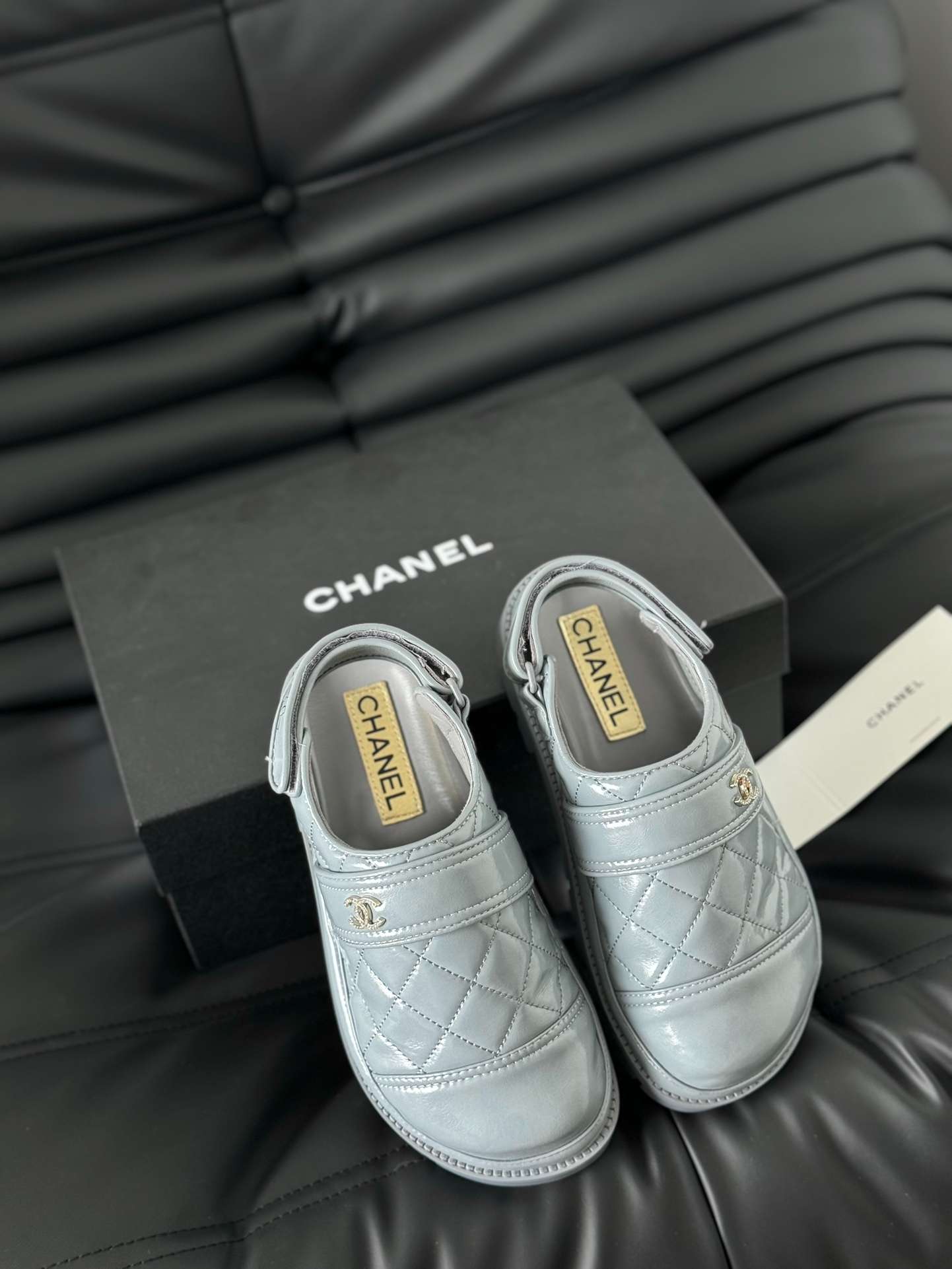 Ch**el Velcro Sandal Jade Green For Women