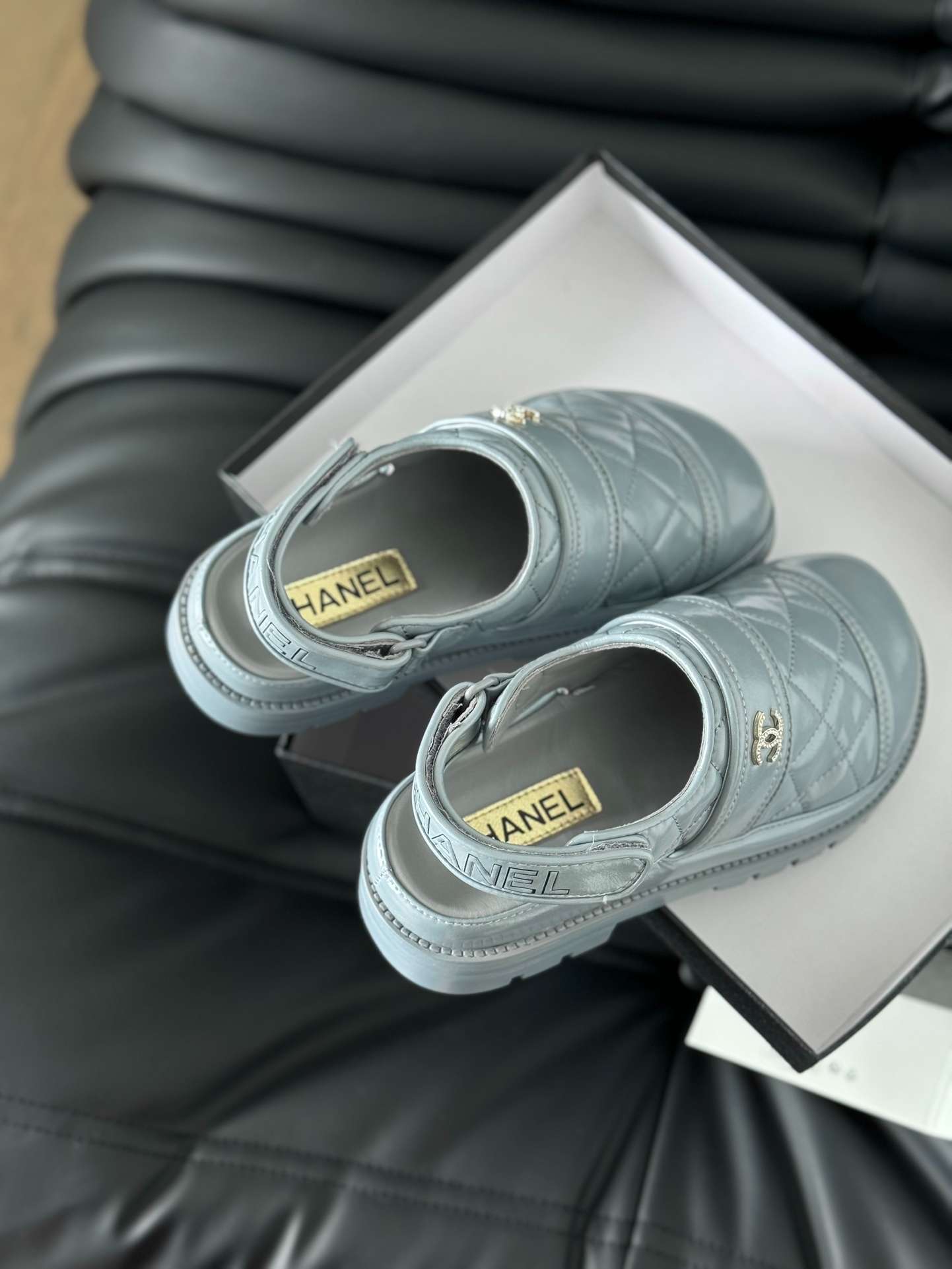 Ch**el Velcro Sandal Jade Green For Women