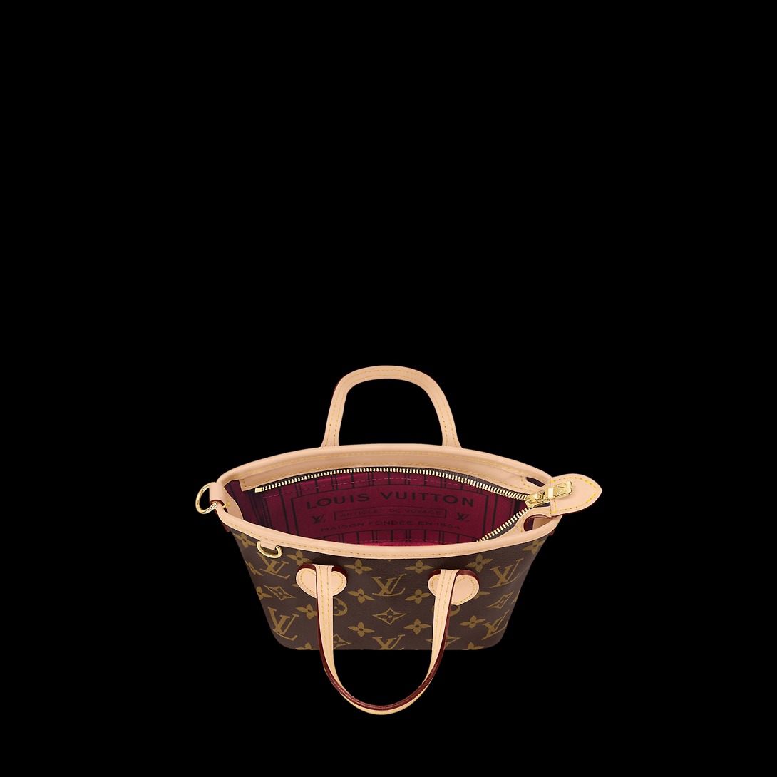 L0vis Vvtt0n Neverfull BB Bag Pink Peony For Women M46786- 23.8 Cm/ 9.4 Inches