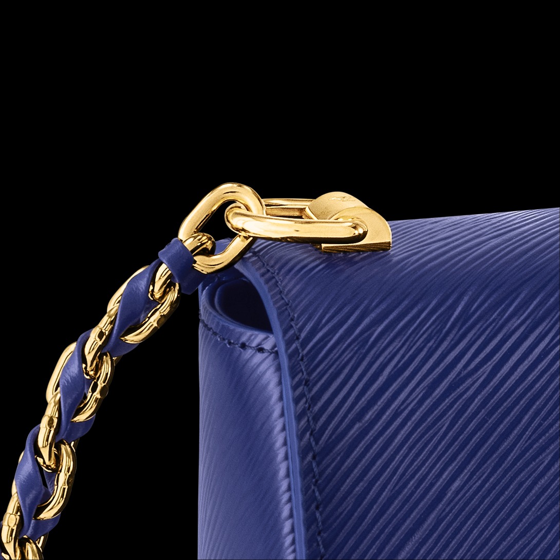 L0vis Vvtt0n Twist MM Bag Blue For Women M23271- 23 Cm/ 9 Inches