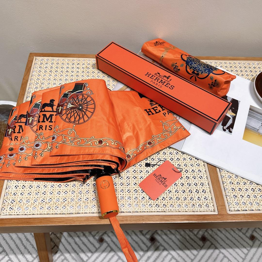 H**me5 Automatic Folding Umbrella Orange