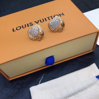 L0vis Vvtt0n D1am0nd Stud Earrings Gold For Women