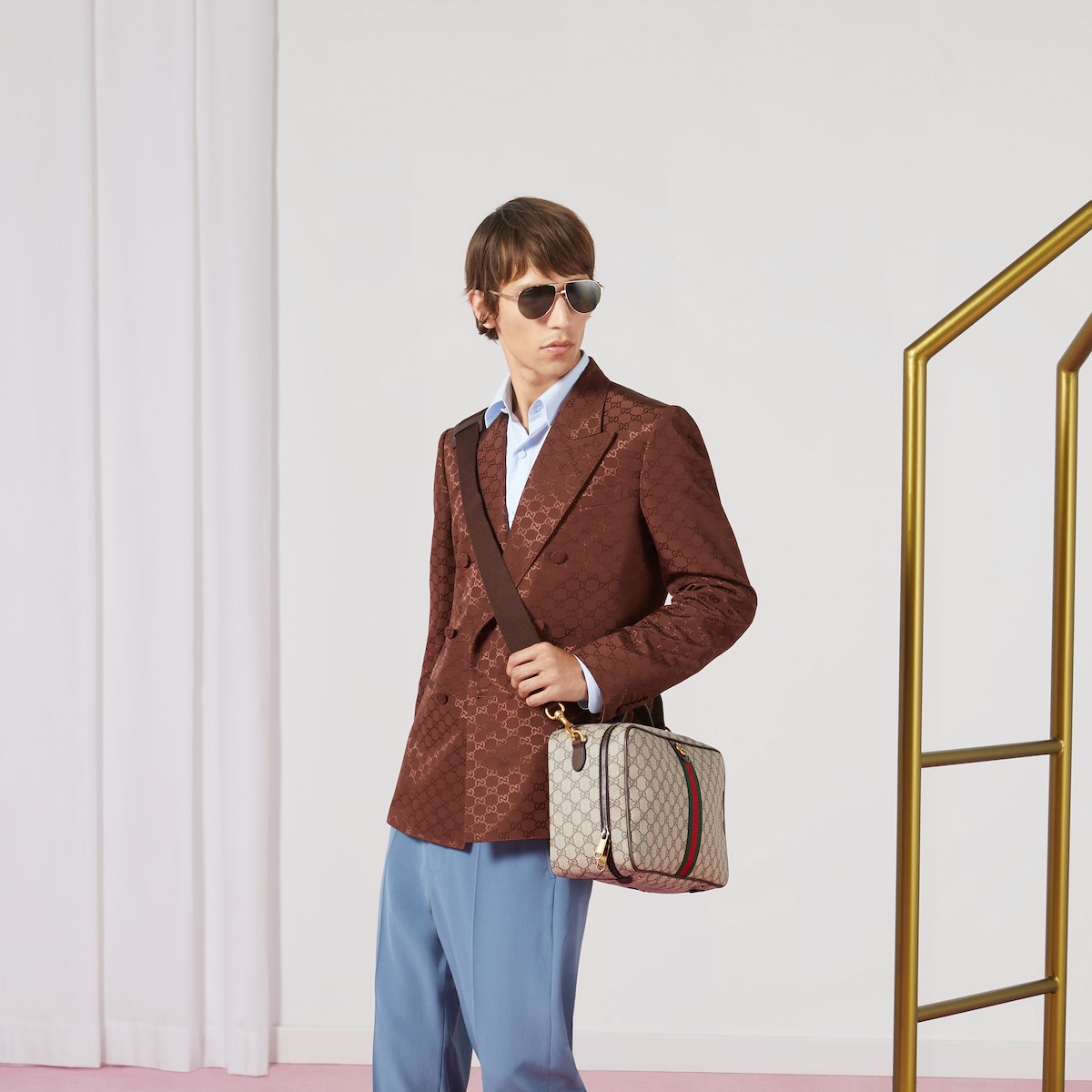 Gvc*1 Savoy Shoe Case Beige For Men 10.2 in/ 26 cm 752587 9C2ST 8746