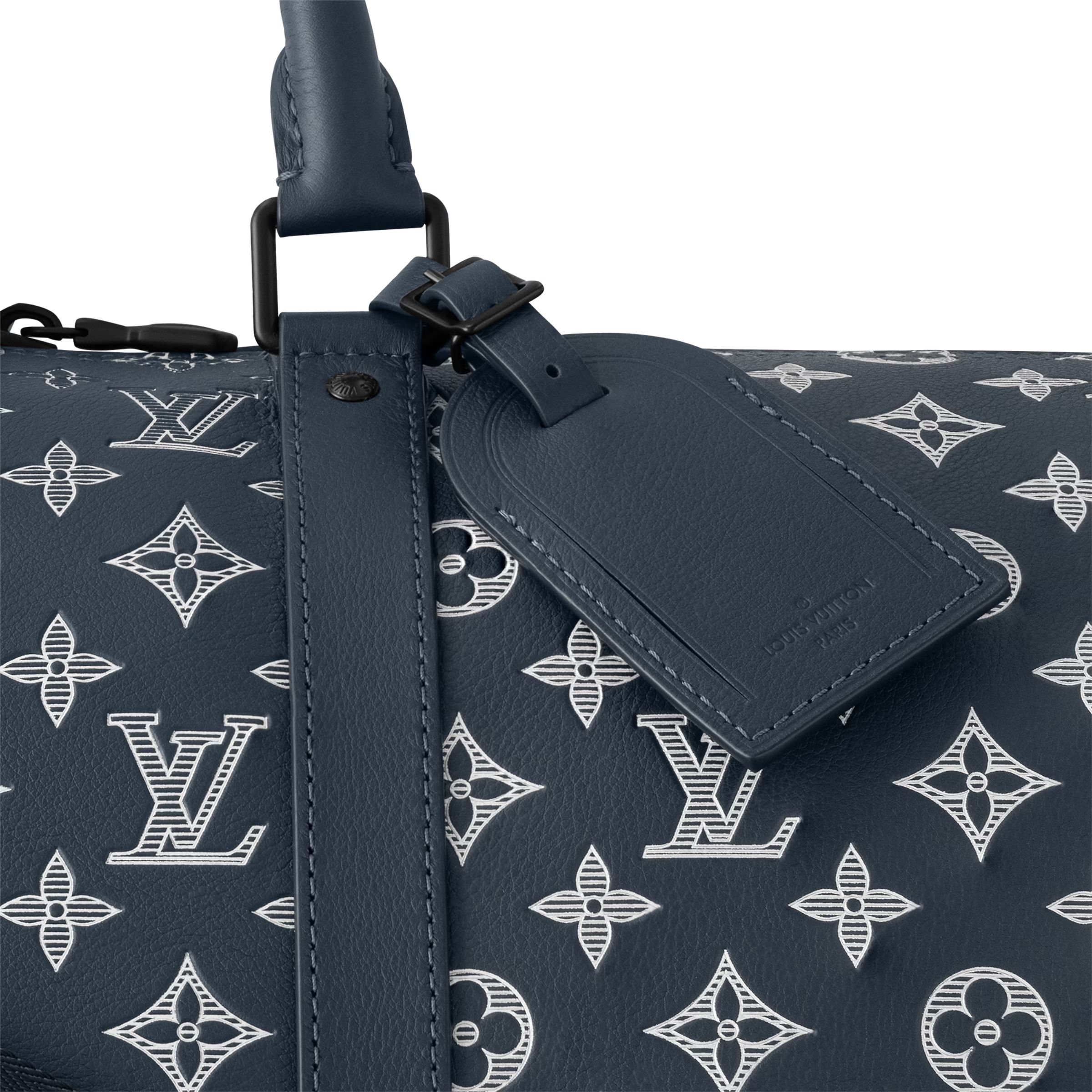 L0vis Vvtt0n Keepall Bandoulière 50 Blue 19.7 Inches/ 50 Cm M24953