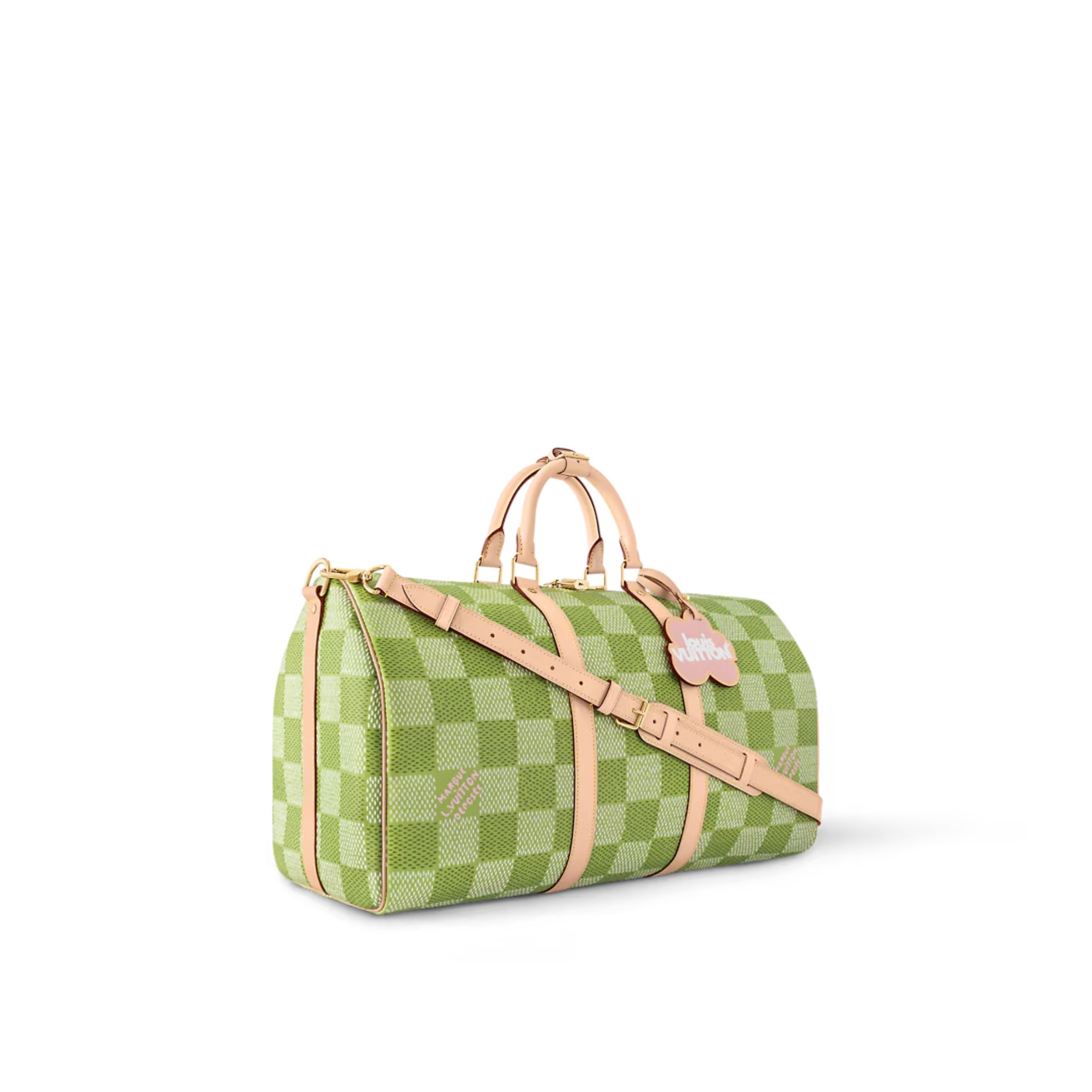 L0vis Vvtt0n Keepall Bandoulière 50 Green 19.7 Inches/ 50 Cm N40667