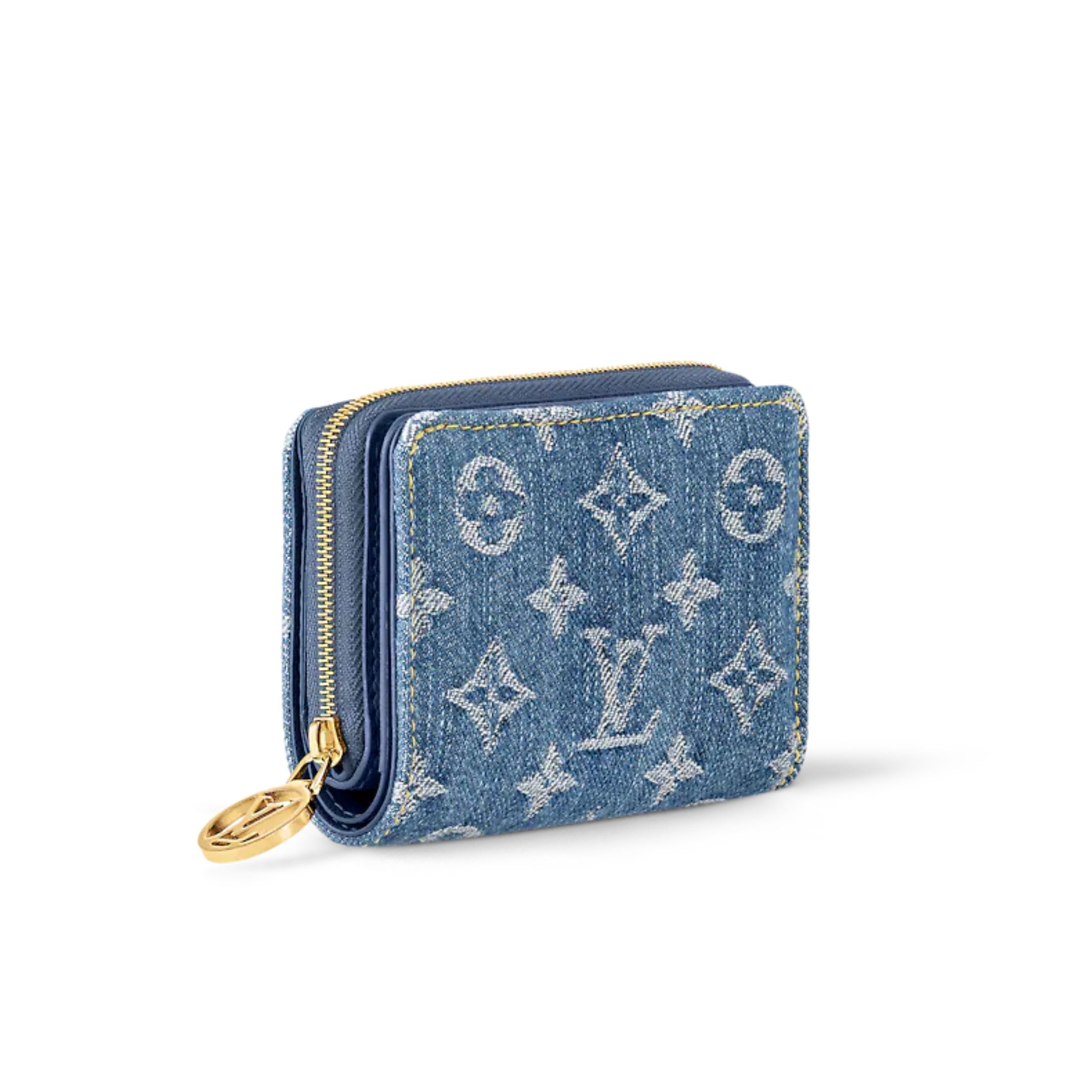 L0vis Vvtt0n Lou Wallet Blue For Women 4.5 Inches/ 11.5 Cm M83160