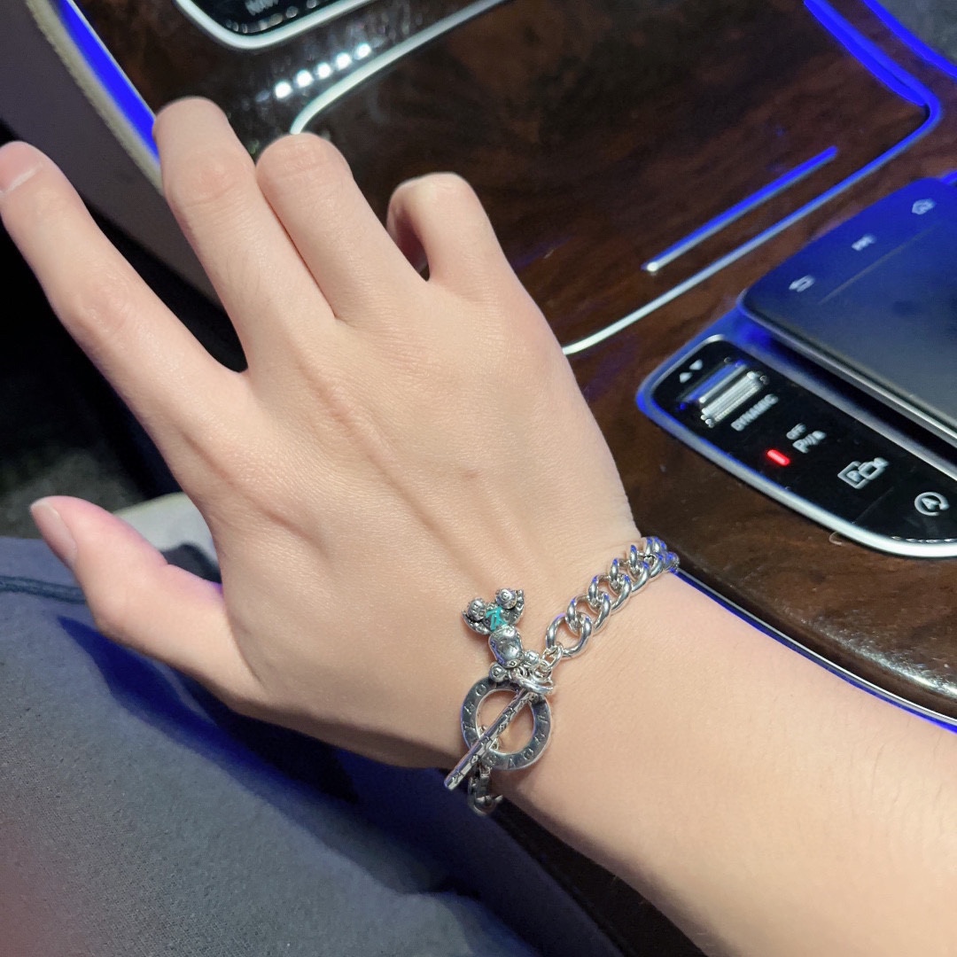 L0vis Vvtt0n Bear Bracelet Silver For Women