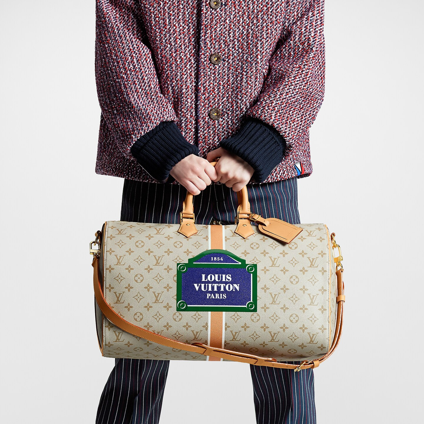 L0vis Vvtt0n Keepall Bandoulière 45 Bag Beige 17,7in/45cm M23529