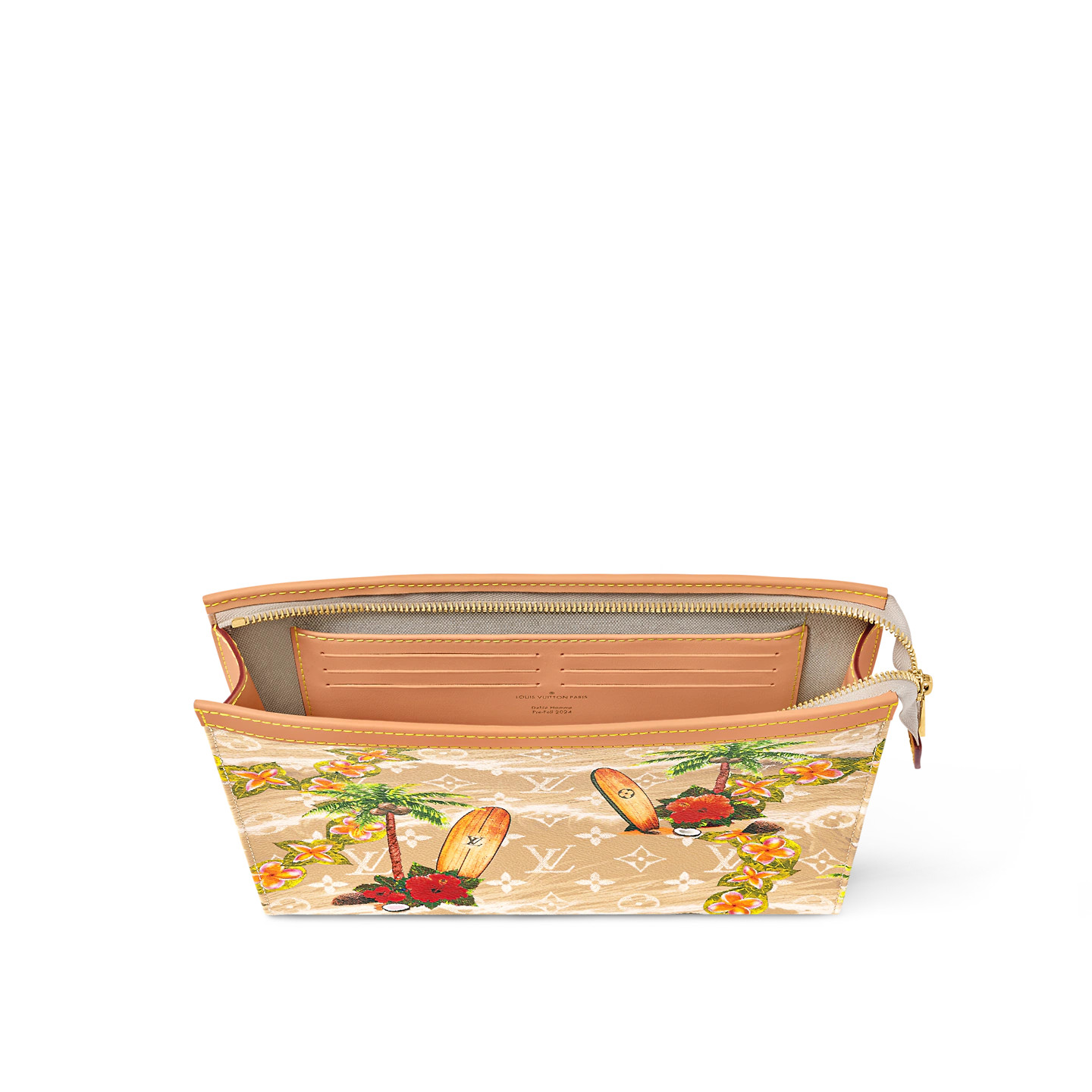 L0vis Vvtt0n Pochette Voyage Bag Yellow For Men 10,6in/27cm M83465