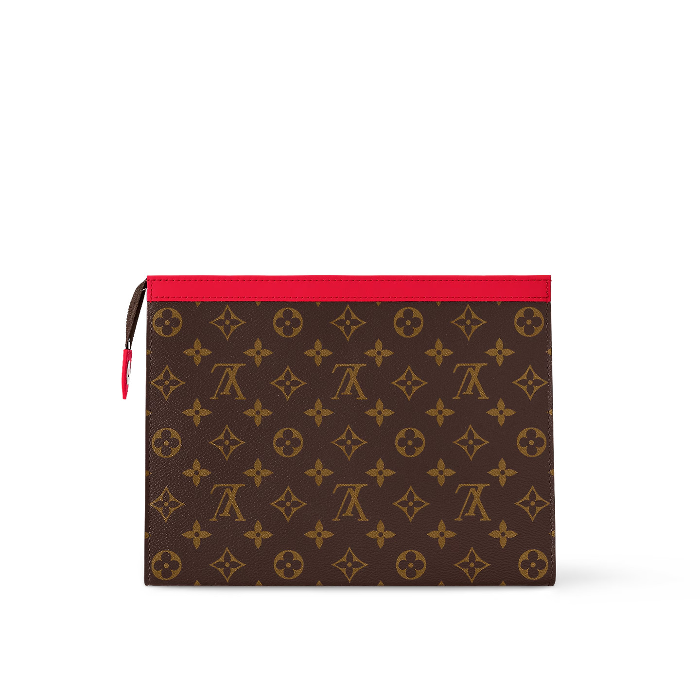 L0vis Vvtt0n Pochette Voyage MM Pouch Bag Red For Men 10,6in/27cm M82857