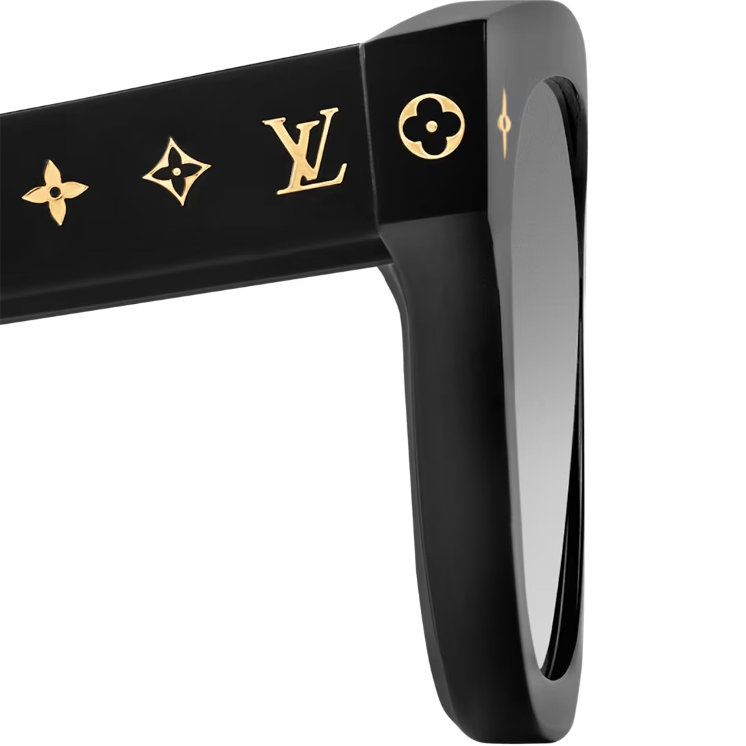 L0vis Vvtt0n My Monogram Square Sunglasses Black For Women Z1523W