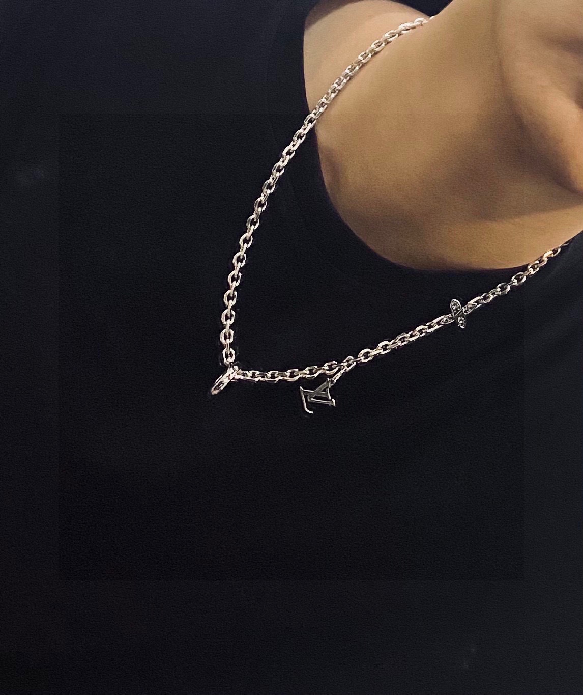 L0vis Vvtt0n Necklace Silver For Women