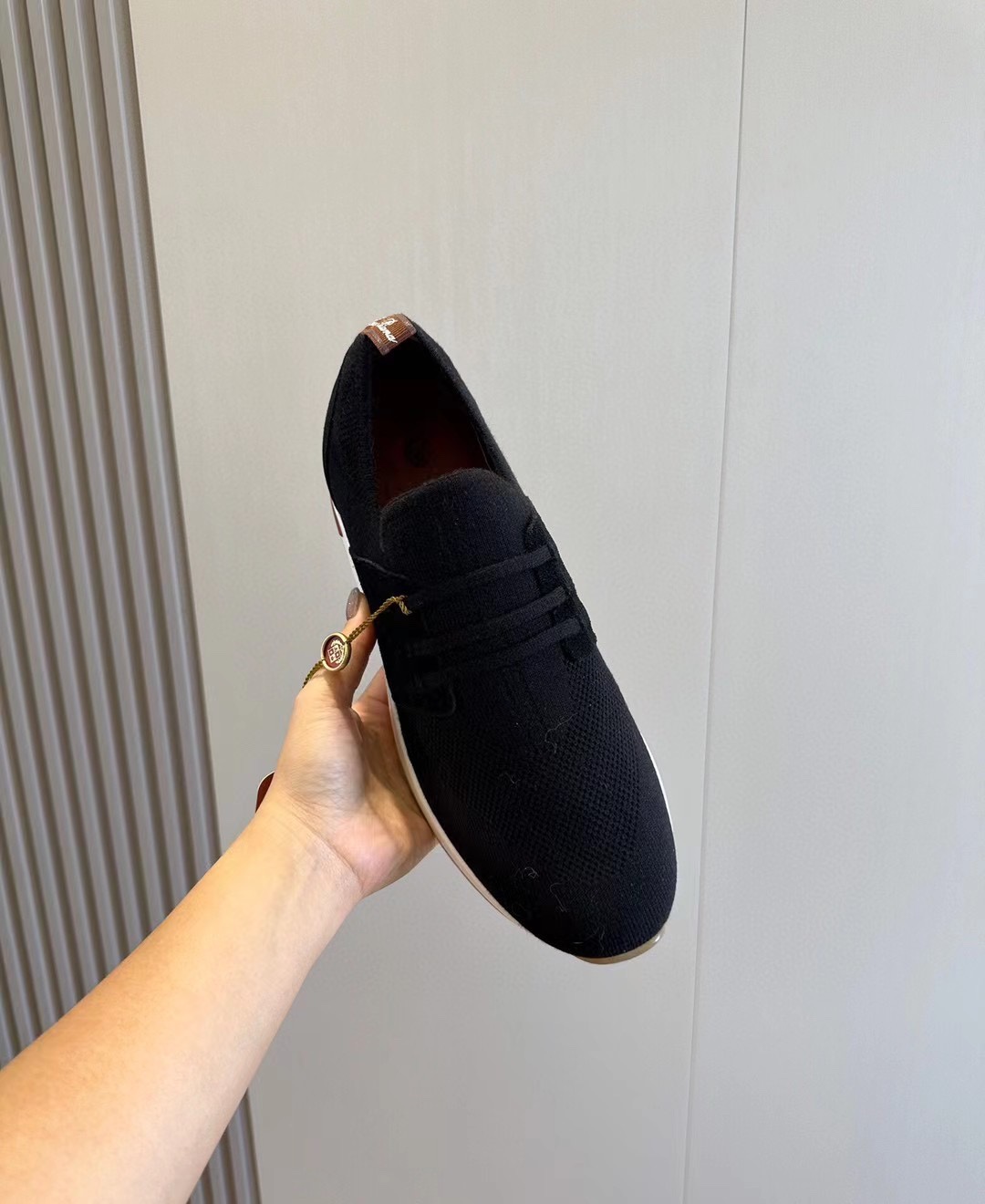 L0r0 P1ana 360 Lp Flexy Walk Sneaker Black For Men FAI8159