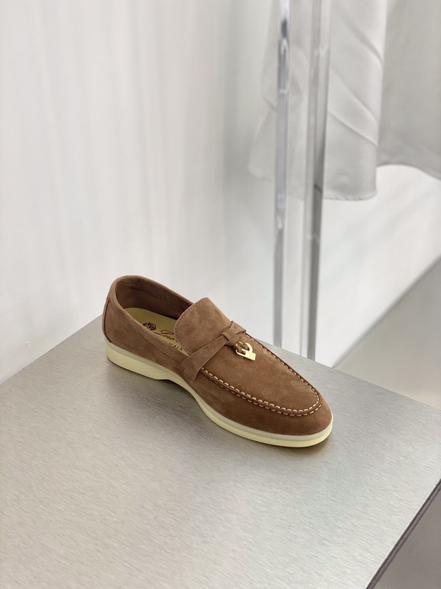 L0r0 P1ana Summer Charms Walk Loafers Saddle Brown For Women – FAE5444 E424