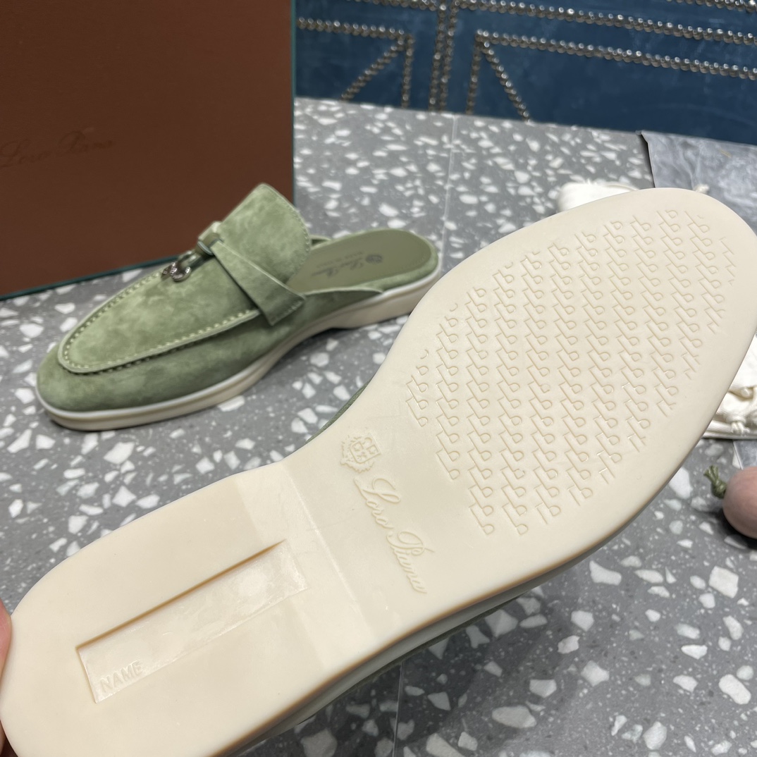 L0r0 P1ana Babouche Charms Walk Loafers Tea Room For Women – FAI1543 50KY