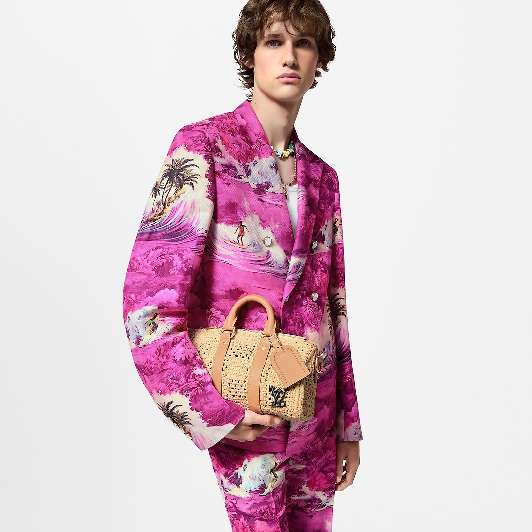 [True-to-ORIGINAL] L0vis Vvtt0n Keepall Bandoulière 25 Natural Beige Bag 9.8 Inches/ 25 Cm M25010