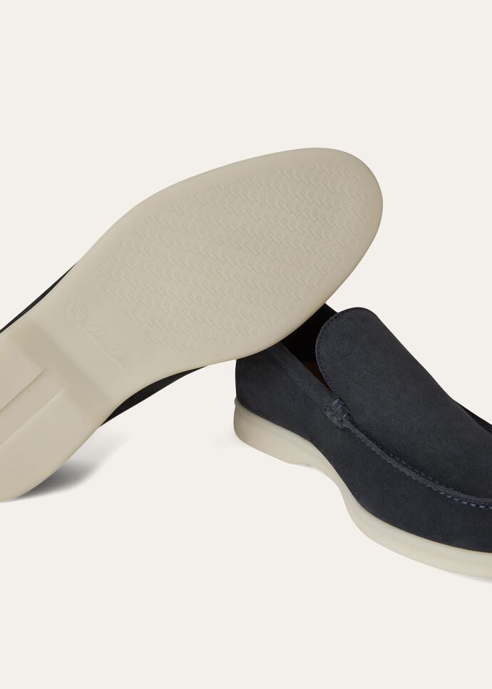 L0r0 P1ana Summer Walk Loafers Dark Blue For Men FAI3276