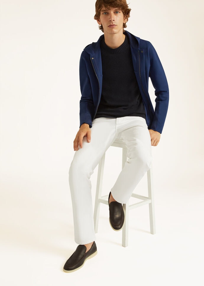 L0r0 P1ana Summer Walk Loafers Dark Brown For Men FAM9405