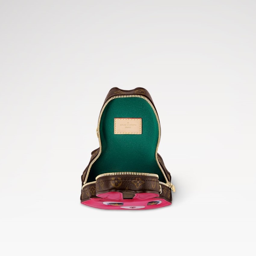 L0vis Vvtt0n Wallet On Chain Rabbit Pink For Women M11452 7.9in/20cm