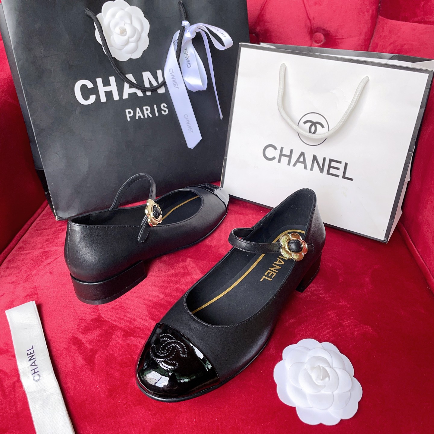 Ch**el Pumps Black For Women