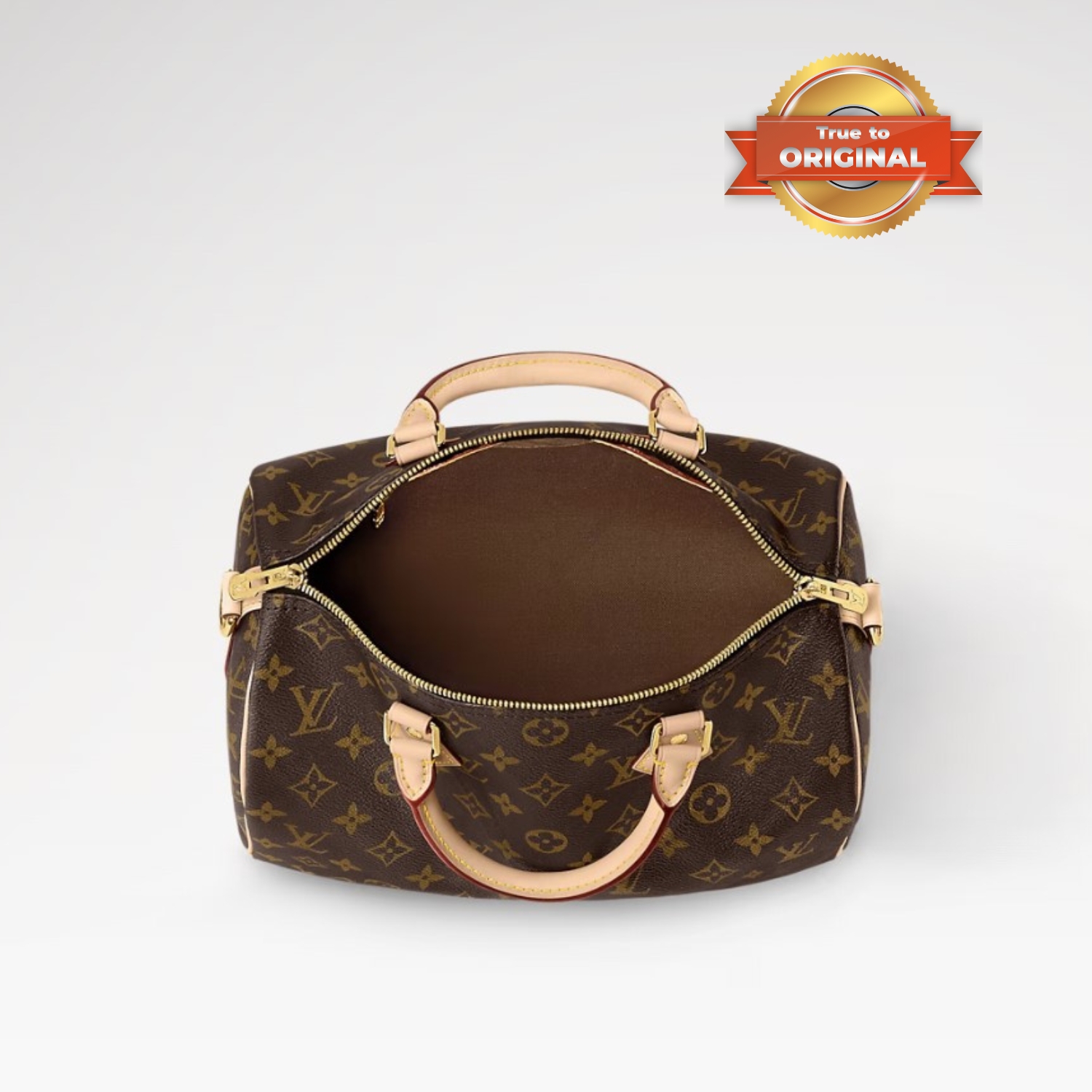 [True-to-ORIGINAL] L0vis Vvtt0n Speedy Bandoulière 30 Monogram Canvas Brown For Women 30cm/11.8in M46980