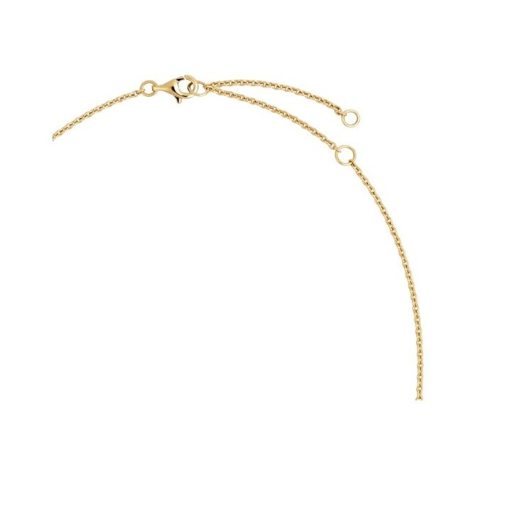 Ch**el Bouton De Camélia Necklace Yellow Gold For Women J12037