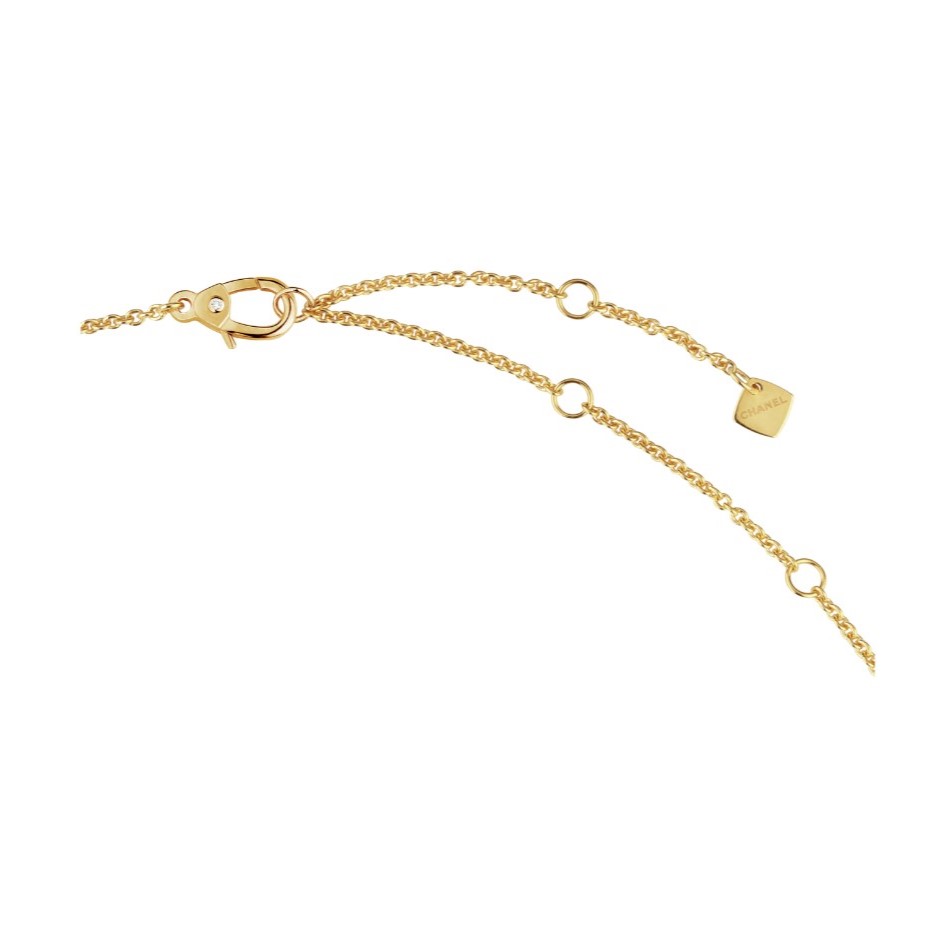Ch**el Coco Necklace Yellow Gold For Women J12103
