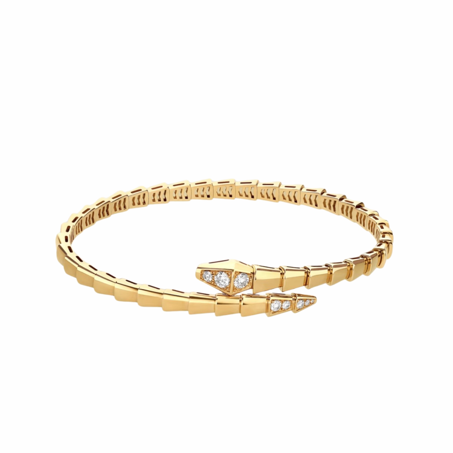 Bv1g*ai Serpenti Viper Bracelet Yellow Gold For Women 360701