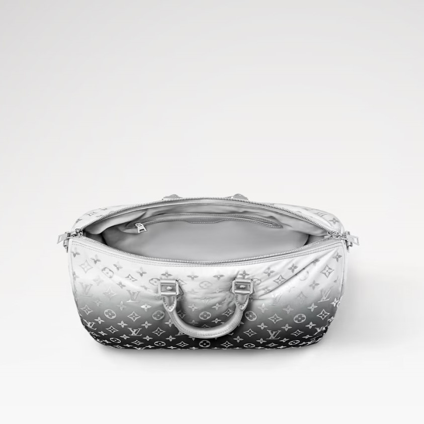 L0vis Vvtt0n Keepall Bandoulière 45 Frost Gradient Silver 17.7in/45cm M12067