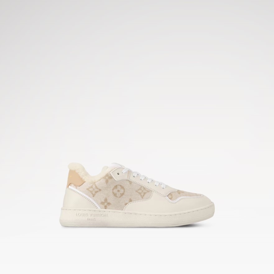 L0vis Vvtt0n LV Stadium Sneaker Beige For Women 1ADCRC