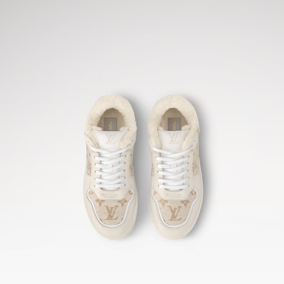 L0vis Vvtt0n LV Stadium Sneaker Beige For Women 1ADCRC