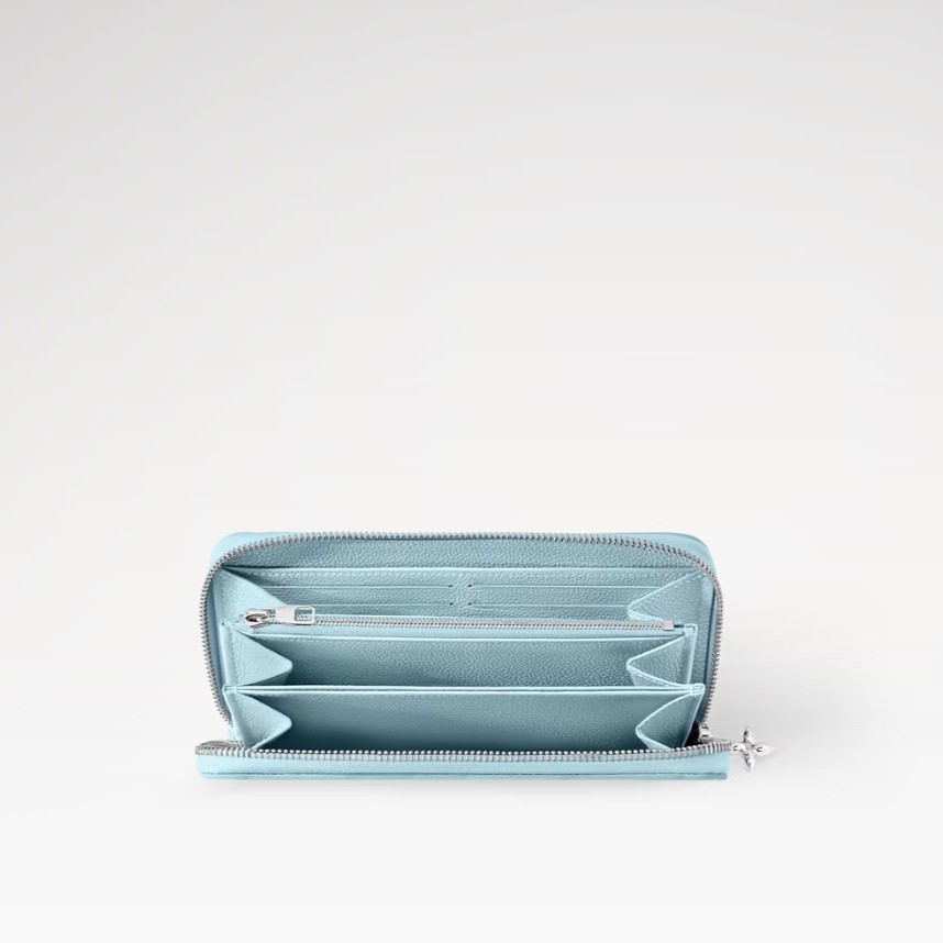L0vis Vvtt0n Zippy Wallet Azur Frost For Women 7.7in/20cm M12680