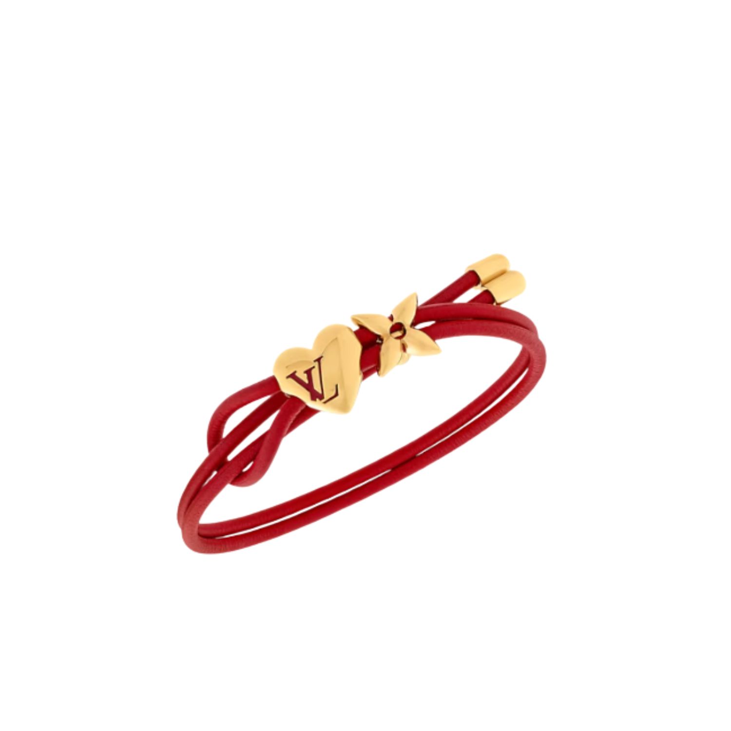 L0vis Vvtt0n LV Bloom Heart Bracelet Red – M8949Z