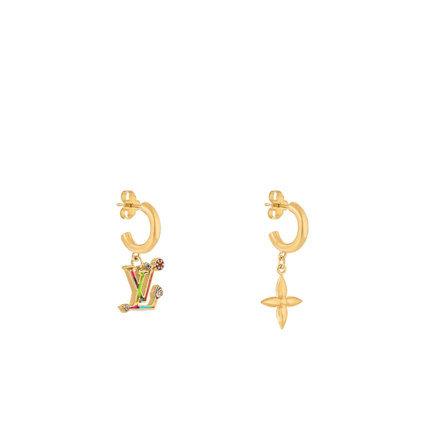 L0vis Vvtt0n LV x TM S*perflat Earrings Multicoloured For Women – M02506