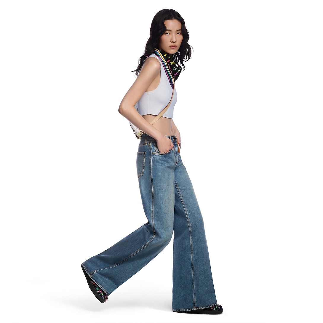 L0vis Vvtt0n LV x TM LV Trainer Sneaker Black For Women 1AGZE3