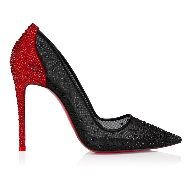 Chr1st1an Louboutin Degrastrass Red Carpet Pumps Black For Women 100mm 1250540J686