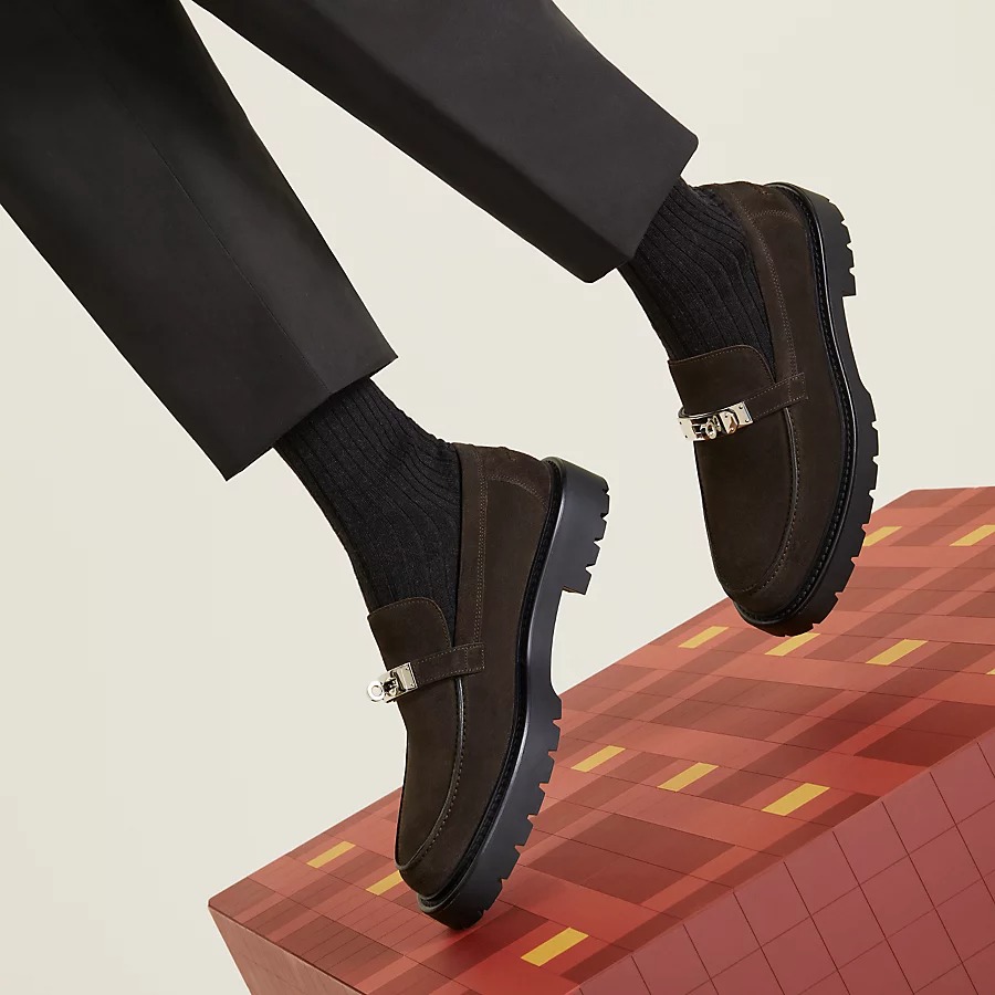 H**me5 Icone Loafer Marron Ebene For Men – H242908ZAME410