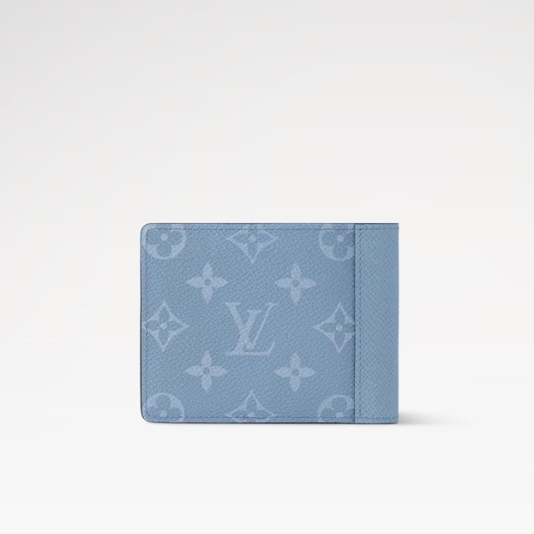 L0vis Vvtt0n Multiple Wallet Sky Blue For Men 4.5in/11cm M14111